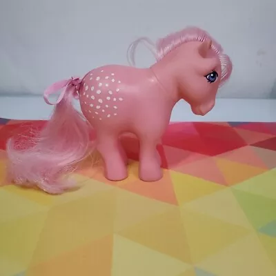 1982 Vintage My Little Pony MLP G1 Pink Cotton Candy Collector Pose Hong Kong  • $24.99