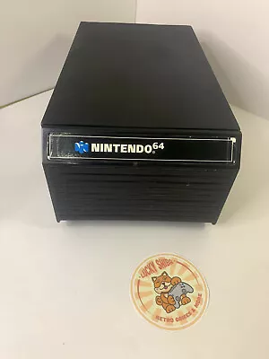 Vintage -- Nintendo 64 12 Game Storage Case Cartridge Holder N64 Box Cabinet • $64