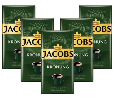 5 X JACOBS Kronung Ground Coffee 250g 8.8oz • £53.12
