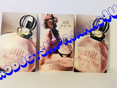 LOT Of 3 ~Jennifer Lopez STILL Eau De Parfum .01oz/.3ml SEALED SAMPLE BUBBLE • $15.95