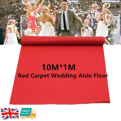 Red Carpet For VIP Event Wedding Prom Party Hotel Runner Any Length Up To 32ft • £22