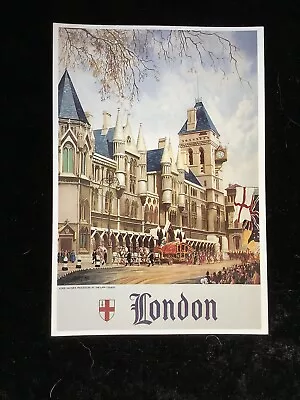 Postcard London Royal Courts Of Justice Mayfair Cards Art • £0.99