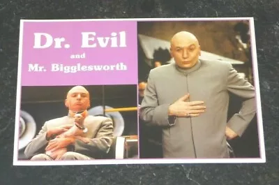 AUSTIN POWERS International Man Of Mystery Postcard DR EVIL And MR BIGGLESWORTH  • $5.55