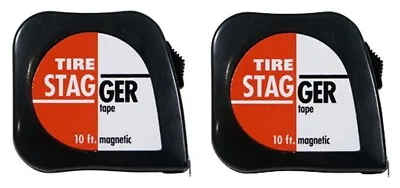 Race Car 10' Tire Stagger Tape Measure - 2 Pack  Tire Stagger Tire Tape • $10.49