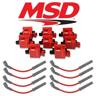MSD Ignition Coil & Plug Wire Kit For 1999-2007 Chevrolet/GMC 4.8L/5.3L/6.0L LS • $676.90
