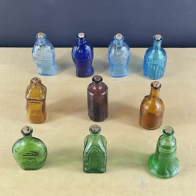 Vintage Wheaton Miniature Glass Bottles Taiwan Bitters Lot Of 10 • $24.99