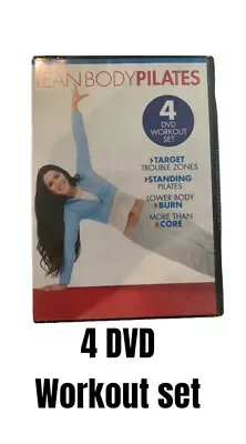 Lean Body Pilates 4 DVD Workout Exercise Set New FREE SHIPPING • $7.99