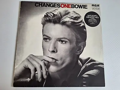 DAVID BOWIE Changes One Bowie Greatest Hits Vinyl LP 1976 Aust. Pressing • $49.95