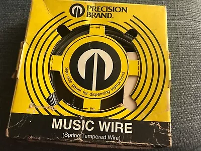 Opened Partial Box  Precision Brand  Music Wire 21237 Diameter .037 1/4 Lb • $3.99