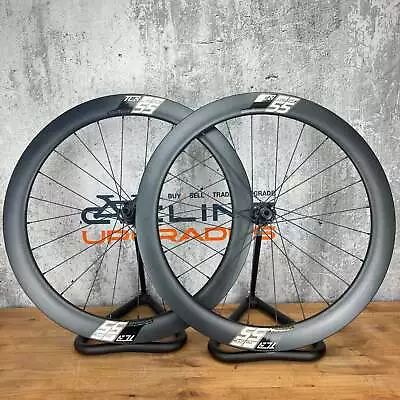 Vision SC 55 Carbon Tubeless Road Bike Wheelset Center Lock Disc Brake 1700g 700 • $735.95