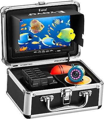 Eyoyo Underwater Fishing Camera 7inch LCD Monitor Fish Finder Waterproof 1000TVL • $147.89
