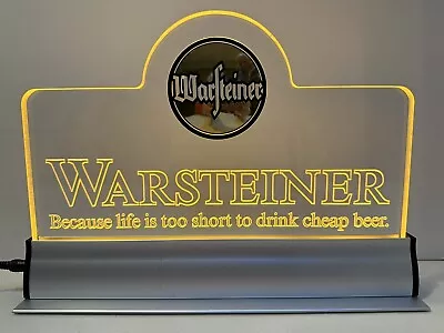 Vintage  Warsteiner  Premium Beer Electric Lighted Bar Sign • $30