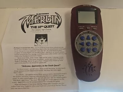 Hasbro Merlin The 10th Quest Handheld Electronic Video Game 1995 - Works • $26.99