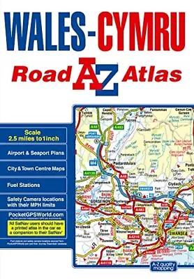 Wales Regional Road Atlas (A-Z Regional Road Atlas) By Geographers A-Z Map Compa • £4.99
