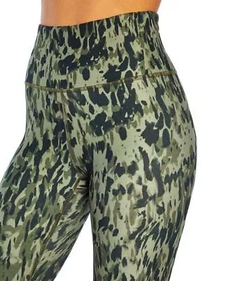 MSRP $65 Marika Ivy Green Duck Feather Nilly 25'' Leggings Green Size Small NWOT • $31.91