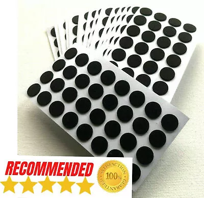 £1.80 • Buy 10mm ROUND RUBBER PADS SELF ADHESIVE ORNAMENTS ANTI SCRATCH  PROTECT STICKY BACK