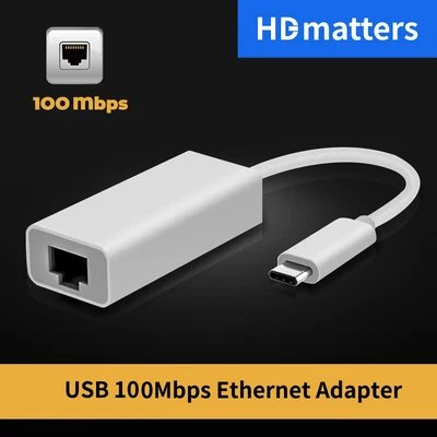 $9.99 • Buy USB 3.1 Type C USB-C To RJ45 LAN Ethernet Network Adapter 100Mbps Win10/8/macs