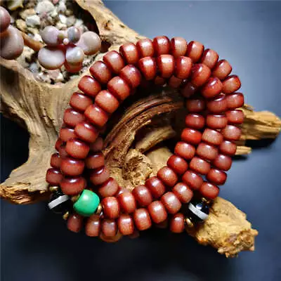 Gandhanra Handmade Old Bodhi Beads108 Mala Prayer Beads Necklace • $49.99