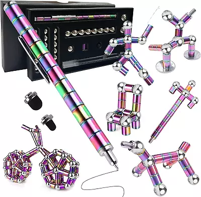 Upgraded Magnetic Metal Pen Gifts For Adult And Teen’S BirthdayDiy Multifunctio • $25.13