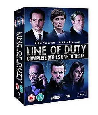 Line Of Duty: Series 1-3 [DVD] Good Craig Parkinson Leanne Best Arsher Ali • £4.14