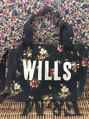 Jack Wills Cross Shoulder Floral Canvas Logo Bag  • £22.50