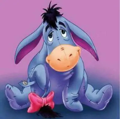 Eeyore DIY Diamond Painting Kits Full Round Drill Home Wall Decor Art Craft • £18.55