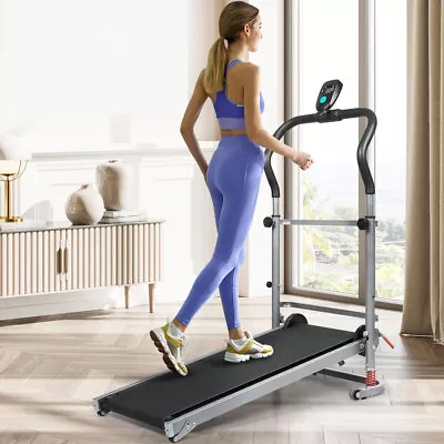 Centra Manual Treadmill Mini Fitness Machine Walking Home Gym Exercise Foldable • $179.99