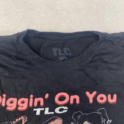 TLC Diggin' On You Girl Group Tee Thrifted Vintage Style Size L • $13.49