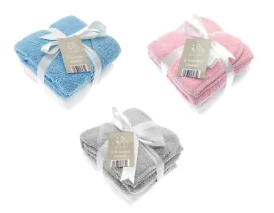 COUNTRY CLUB  Elli & Raff  Baby Hooded Towels  Pack O F 2 • £9.98