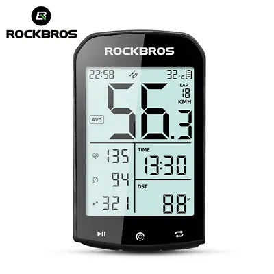 ROCKBROS ANT+ Odometer Speedometer M1 GPS Bike Computer Bluetooth MTB Waterproof • $40.99