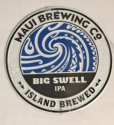 Big Swell IPA Metal Sign Maui Brewing Craft Beer Mancave Hawaii 12   • $19.99