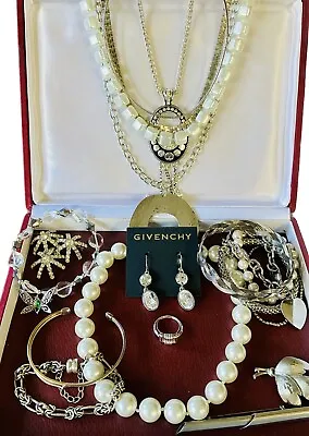 Vintage Estate Costume Jewelry Lot! GIVENCHY TRIFARI And More! • $49.99