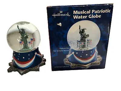 Hallmark Musical Patriotic Water Globe Plays Star Spangled Banner Ff • $9.99