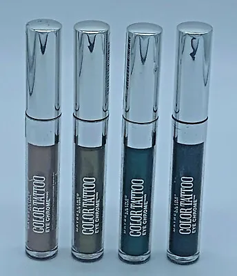 Maybelline Color Tattoo Eye Chrome Liquid Eye Shadow Your Choice • $9.99