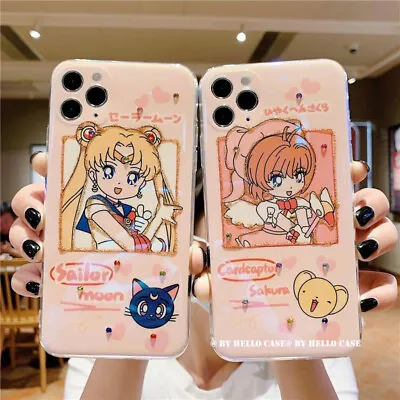 $11.99 • Buy Cute Cartoon Shiny Beauty Girl Case Cover For IPhone 12 11 Pro MAX XS XR 7 8+