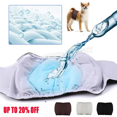 £4.60 • Buy Male Dog Puppy Pet Nappy Diapers Belly Wrap Band Sanitary Pant Underpant UK