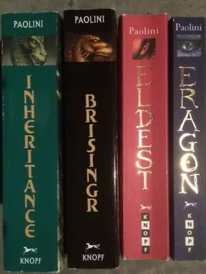 Inheritance Cycle Complete Set 1-4: Eragon Eldest Brisingr PB Lot Paolini  • $23.50