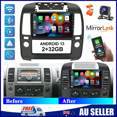 Android 13 For Nissan Navara 2006-2012 Car Stereo Radio Carplay Gps Head Unit Bt • $248.99