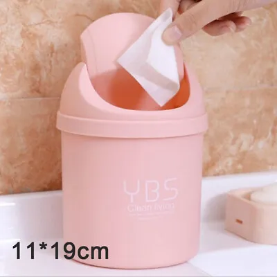 Desktop Mini Waste Bin Small Trash Can Household With Bins Desk StorageBDSM Rf • $5.72