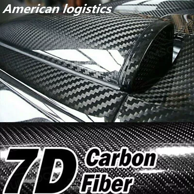 3D Carbon Fiber Plastic Wrap Vinyl Car Door Wrap Anti-collision 12x60 Inches • $13.98