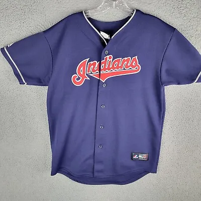 Vintage Cleveland Indians Baseball Jersey Majestic Mens XL Made In USA • $33.99