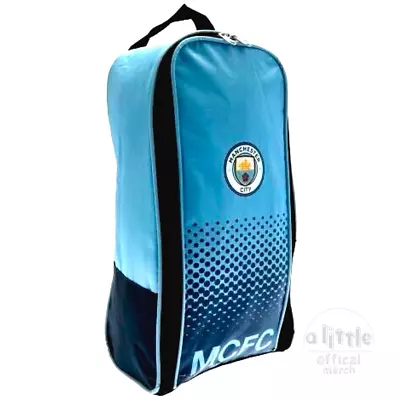 Manchester City Boot Bag Gym Kit Gift Man Shoe Bootbag School Birthday Present • £13.95