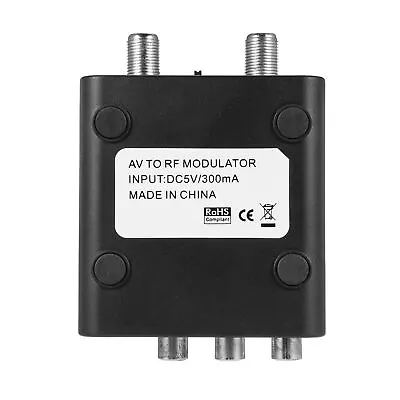 RF Modulator AV To RF Converter NTSC CH3/CH4 Channels Video Input  S2H8 • $13.88