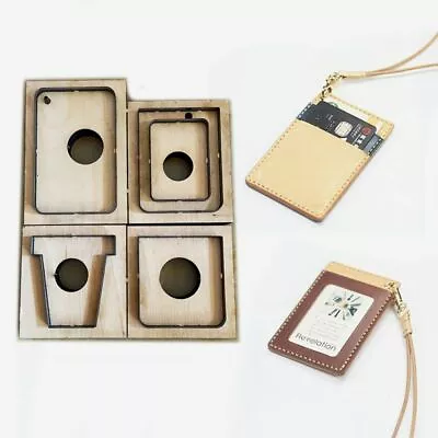 Cutting Mold Wood Dies Steel Blade Rule Die Cut Punch Card Sleeve Identity Card • $60.13