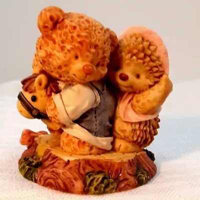 Adorabears Hedge Hugs Figurine - Vintage Westland Figurine - Playmates 1994 • $14.18