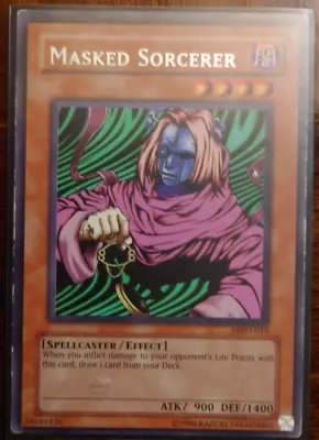 Yu-Gi-Oh! TCG Masked Sorcerer Metal Raiders MRD-019 Unlimited Rare • £3