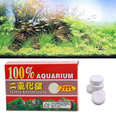 72pcs CO2 Carbon Dioxide Plant Tablets For Plants Aquarium Fish Tank Diffuser UK • £7.99