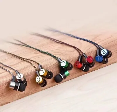 + Mic Earphones 3.5mm Wired Headphones Cantell Multiple Colours Earbuds • £4.50