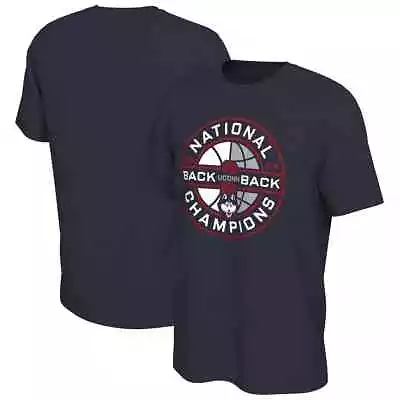 UConn Huskiis Back-To-Back NCAA Basketball National Champions T-Shirt • $5