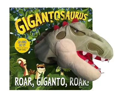 NEW DINOSAUR - HAND PUPPET And BOARD BOOK   ROAR GIGANTO ROAR Gigantosaurus • £12.50